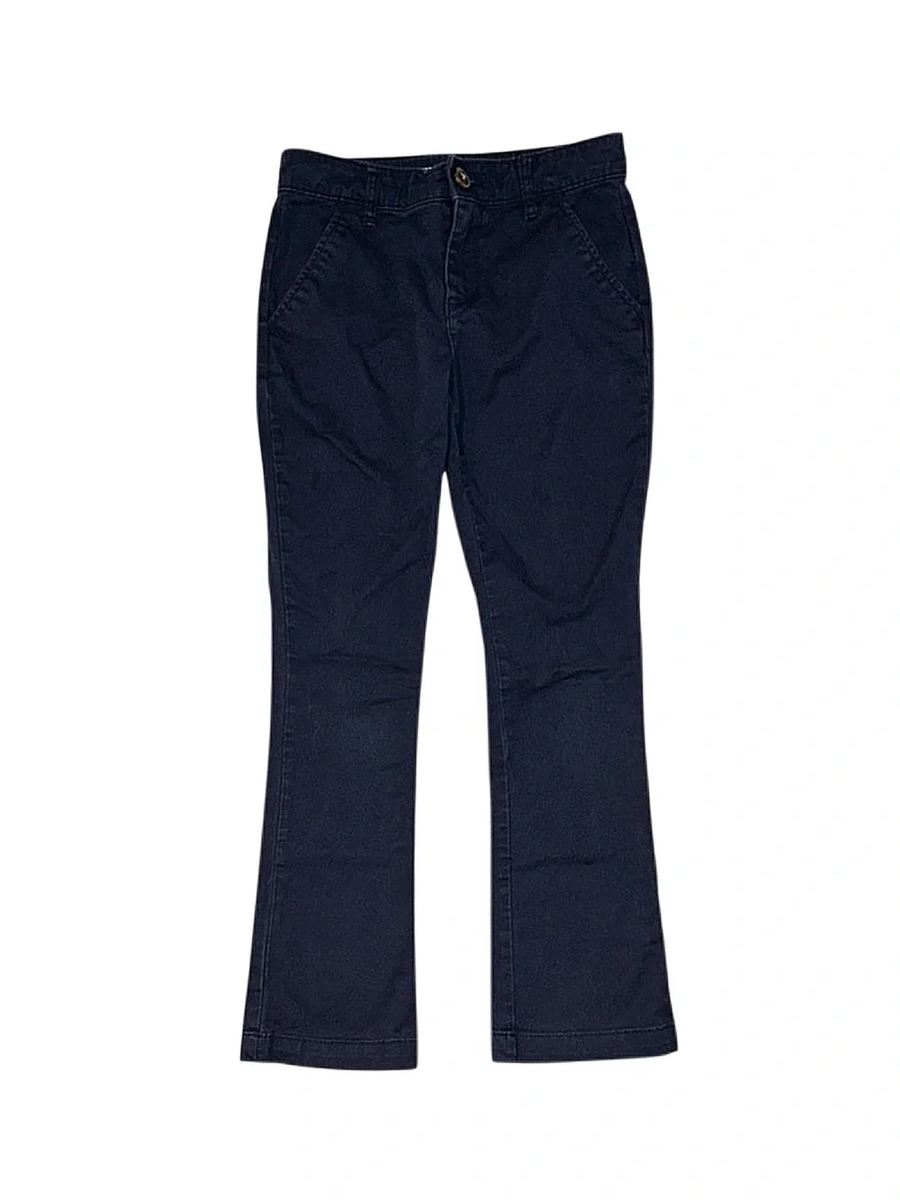 OLD NAVY Girl's Dark Blue Bootcut Pants Size 10 Adjustable Waist
